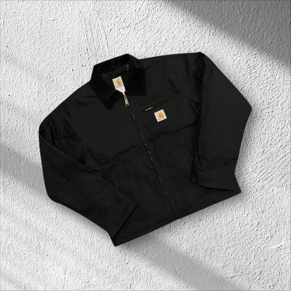 Carhartt Reworked Detroit Jacket L Full Zip Long Sleeve